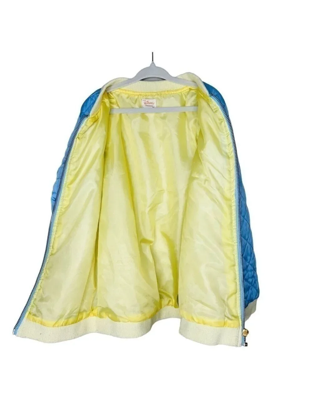 Disney Collection by Tutu Couture Beauty & The Beast Blue‎ Quilted Jacket Girls